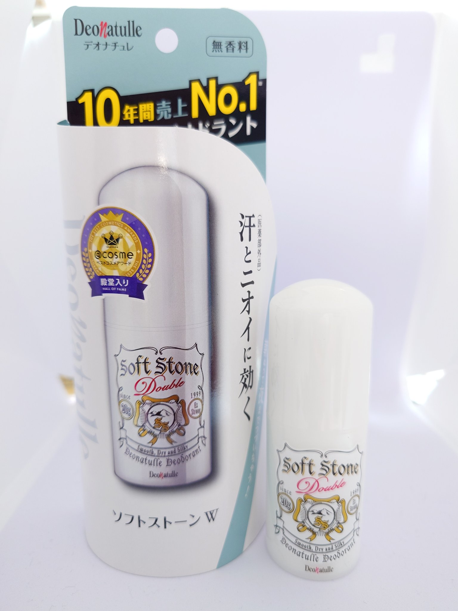 薬用ソフトストーンＷ/デオナチュレ/デオドラント・制汗剤を使ったクチコミ（1枚目）