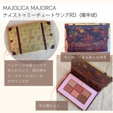 ナイストゥミーチュートランク/MAJOLICA MAJORCA/パウダーアイシャドウを使ったクチコミ（2枚目）