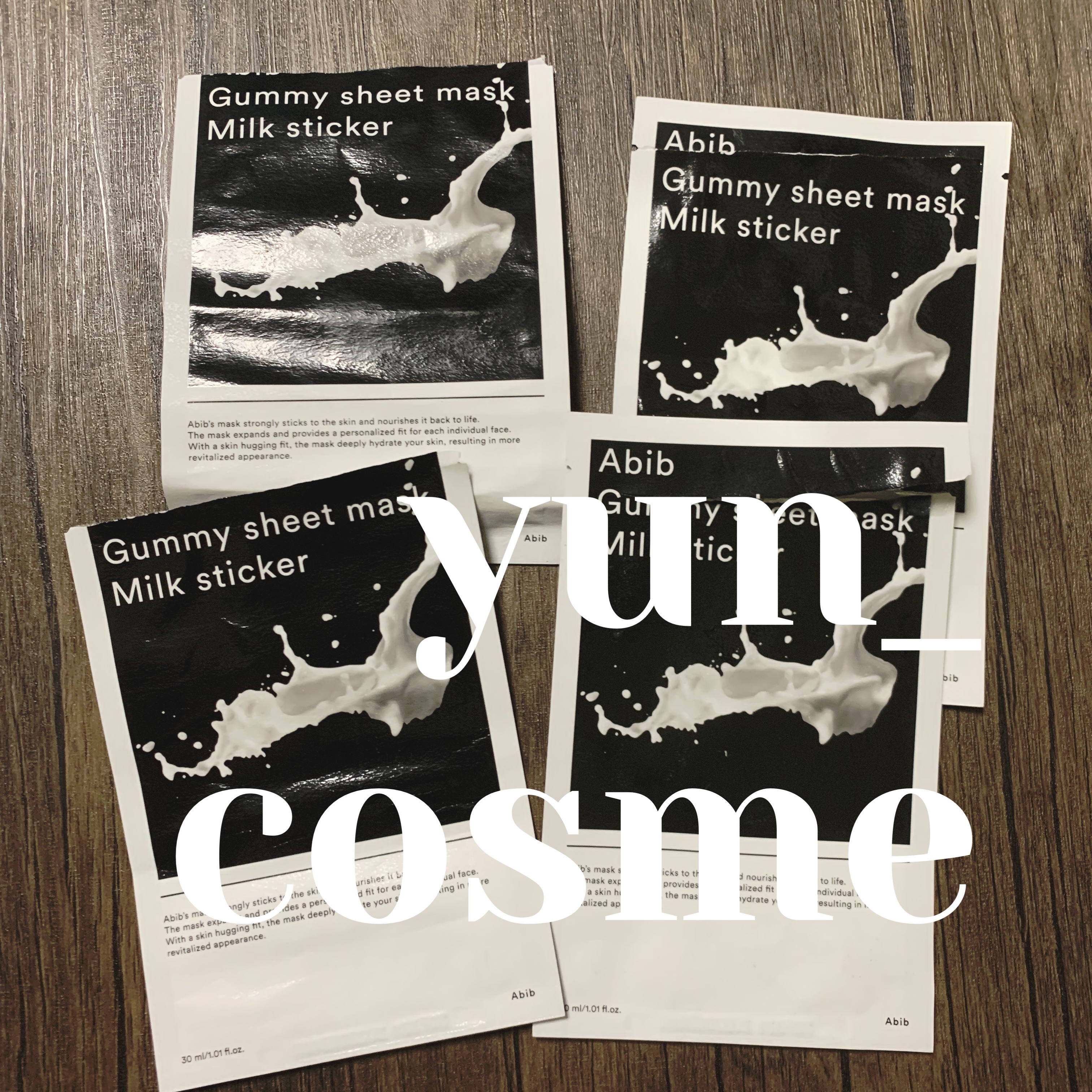 ガムシートマスク コラーゲン※10ミルク※11ステッカー/Abib /シートマスク・パックを使ったクチコミ（1枚目）