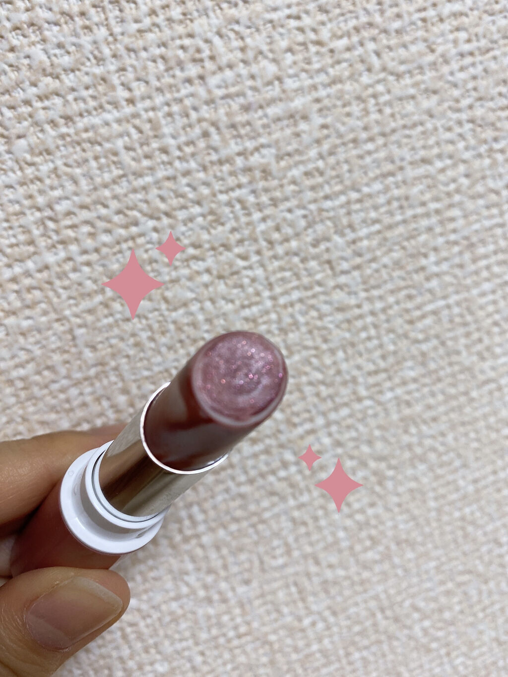 濃密うるみカラーリップクリーム[マーブル] ブリックレッド/DHC/リップクリームを使ったクチコミ（2枚目）