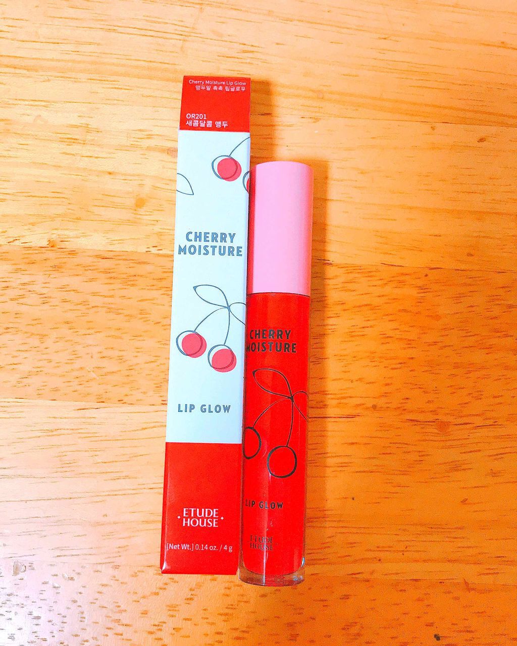 チェリーモイスチャー リップグロウ/ETUDE/リップグロスを使ったクチコミ(1枚目)
