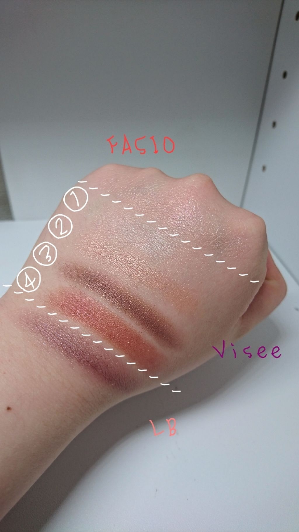 グロッシーリッチ アイズ/Visée/アイシャドウパレットを使ったクチコミ(3枚目)