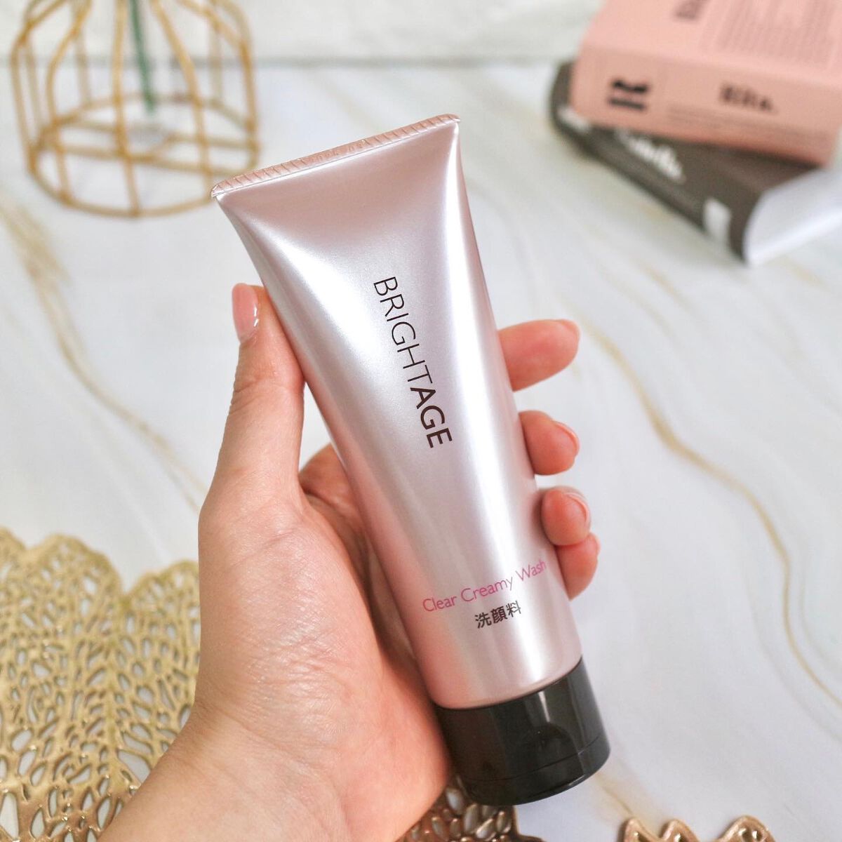 クリア クリーミーウォッシュ/BRIGHTAGE/洗顔フォームを使ったクチコミ（2枚目）