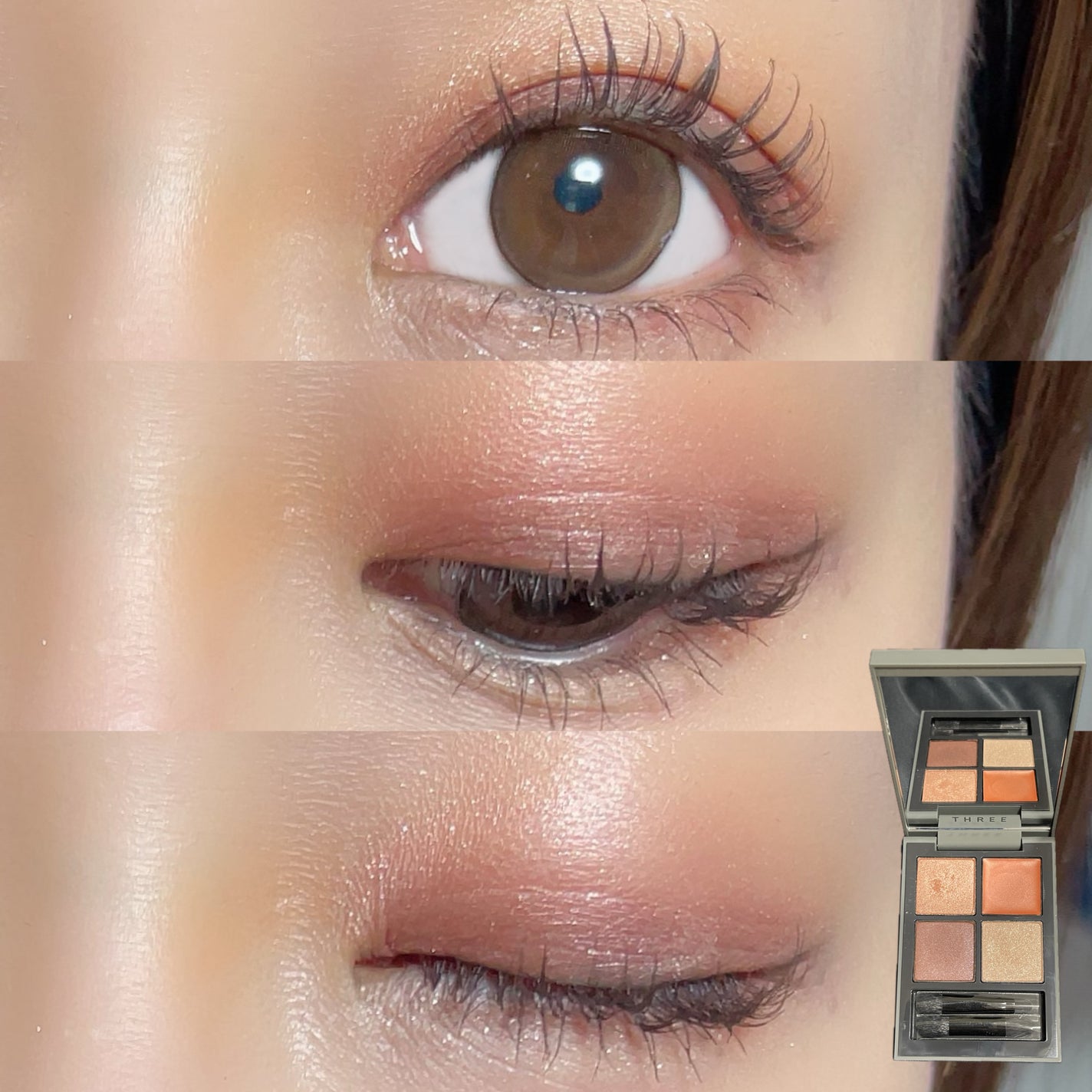 ディメンショナルビジョンアイパレット/THREE/アイシャドウパレットを使ったクチコミ(1枚目)