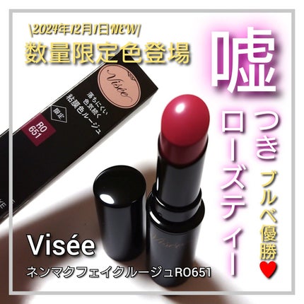 ネンマクフェイク ルージュ/Visée/口紅を使ったクチコミ(1枚目)