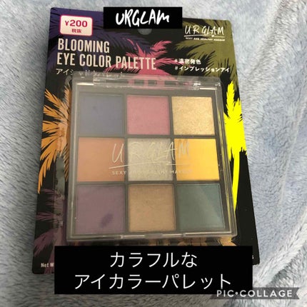 UR GLAM BLOOMING EYE COLOR PALETTE/U R GLAM/アイシャドウパレットを使ったクチコミ(1枚目)