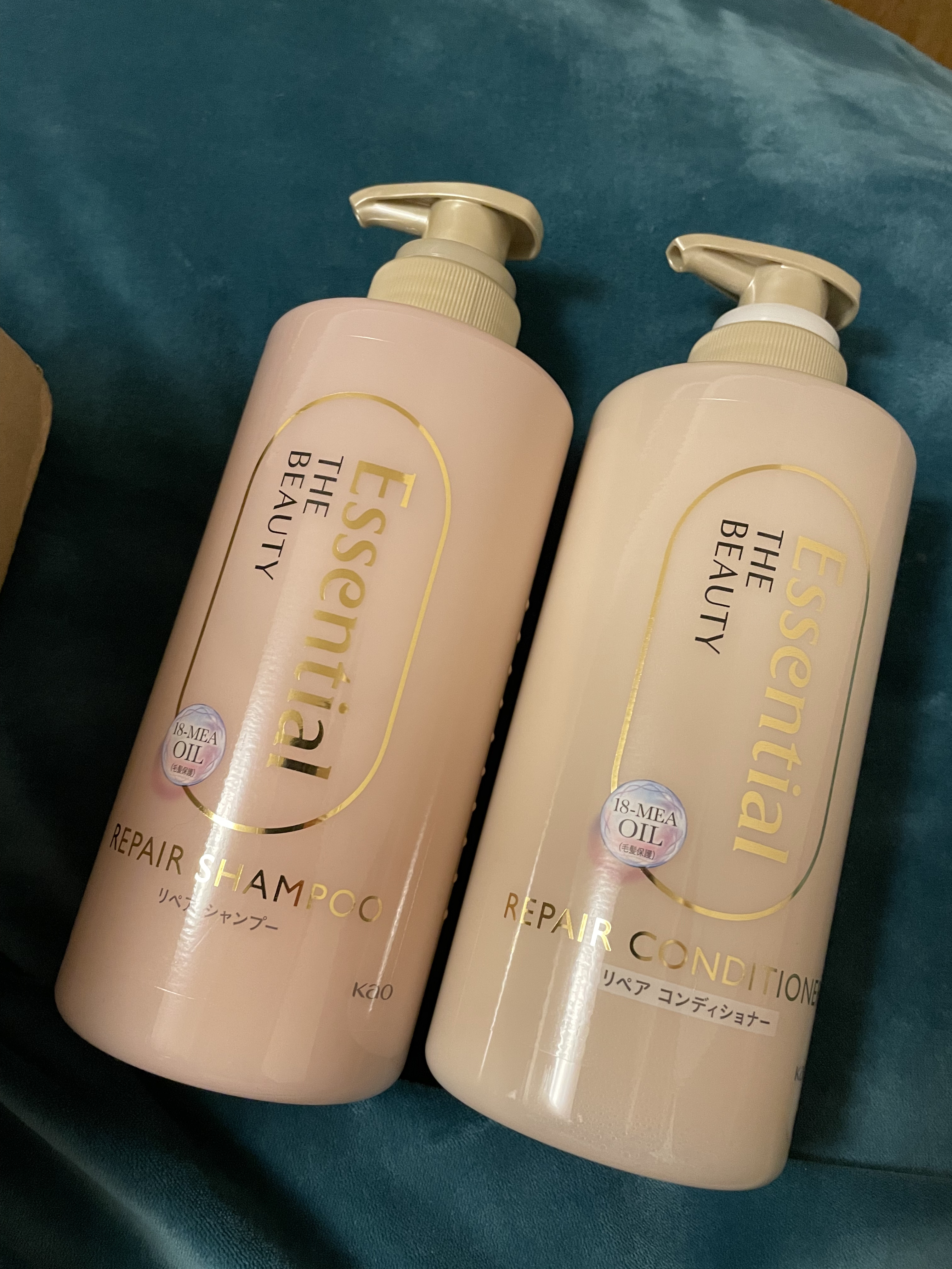 ザビューティ リペアシャンプー・コンディショナー/エッセンシャル/市販シャンプーを使ったクチコミ（1枚目）