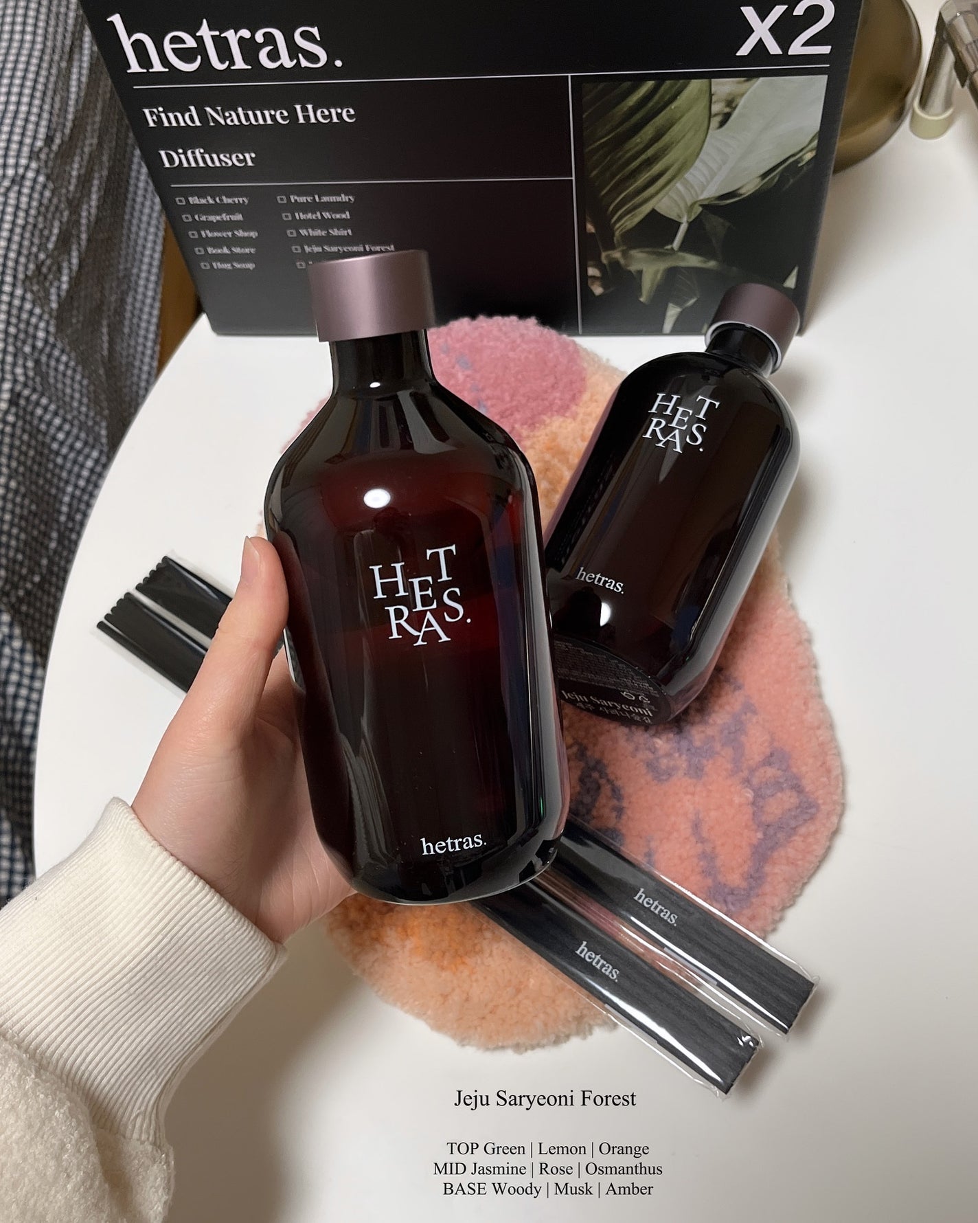 プレミアムディフューザー/hetras/ルームフレグランスを使ったクチコミ(3枚目)
