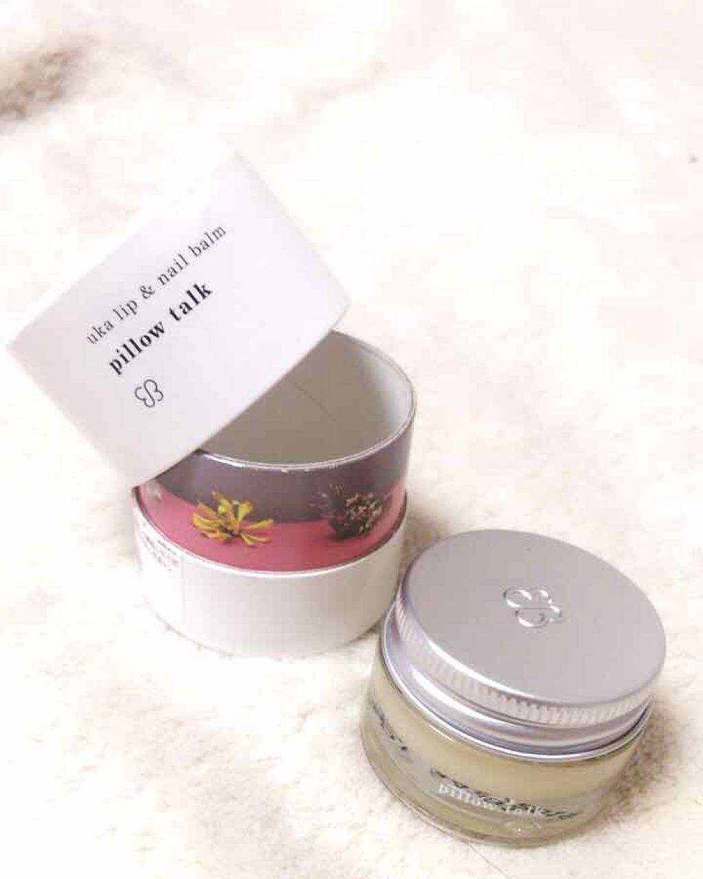 ウカリップ＆ネイルバーム ピロートーク/uka/ネイルオイル・トリートメントを使ったクチコミ（1枚目）