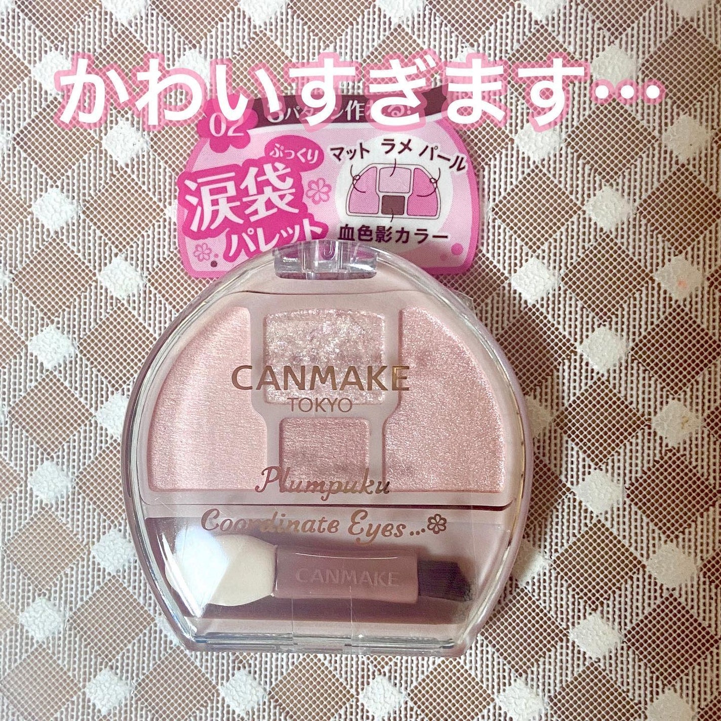 プランぷくコーデアイズ/キャンメイク/パウダーアイシャドウを使ったクチコミ(1枚目)