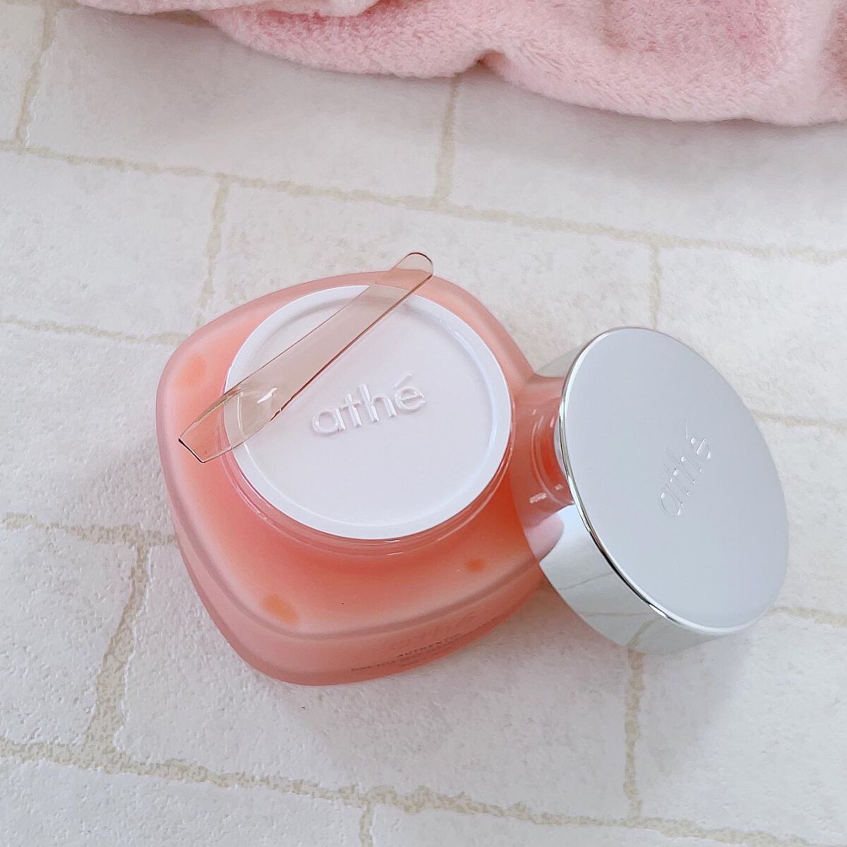 athe AUTHENTIC PINK VITA DEEP CLEANSING BALM/athé/クレンジングバームを使ったクチコミ(4枚目)
