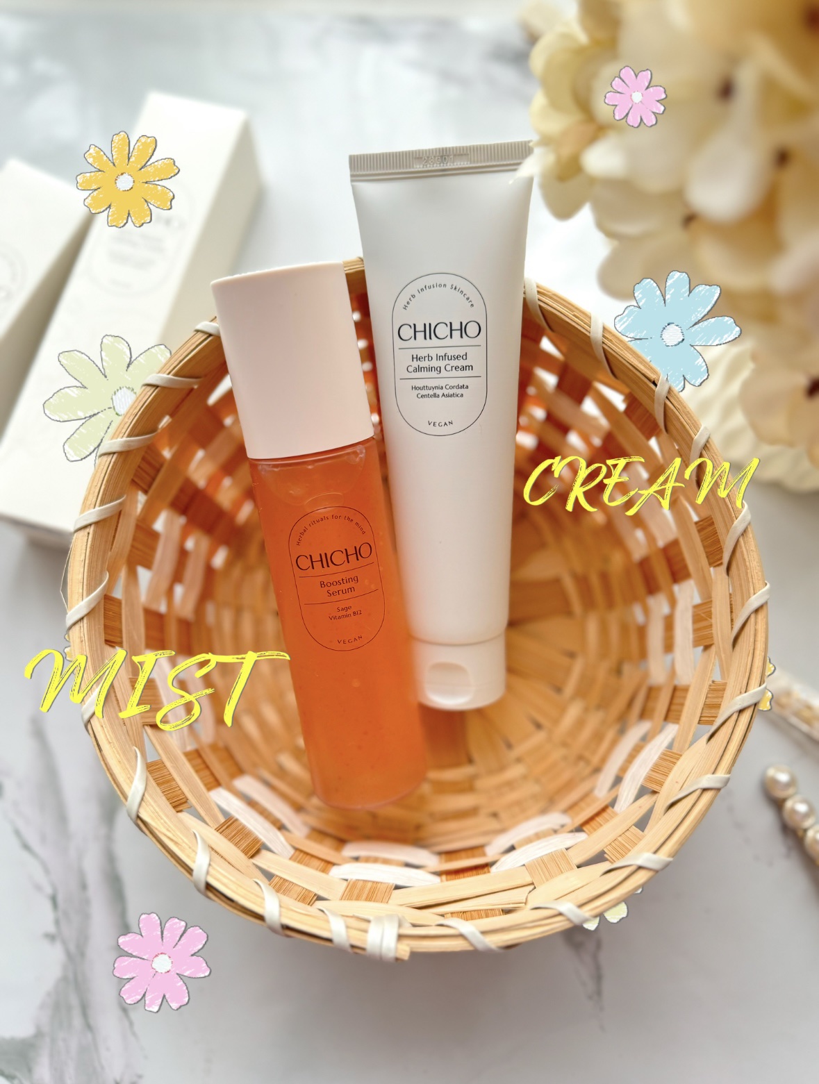 ハーブインフューズドカーミングクリーム/CHICHO/フェイスクリームを使ったクチコミ（1枚目）