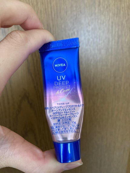 ニベアUV ディープ プロテクト&ケア トーンアップ エッセンス/ニベア/日焼け止めローションを使ったクチコミ(2枚目)