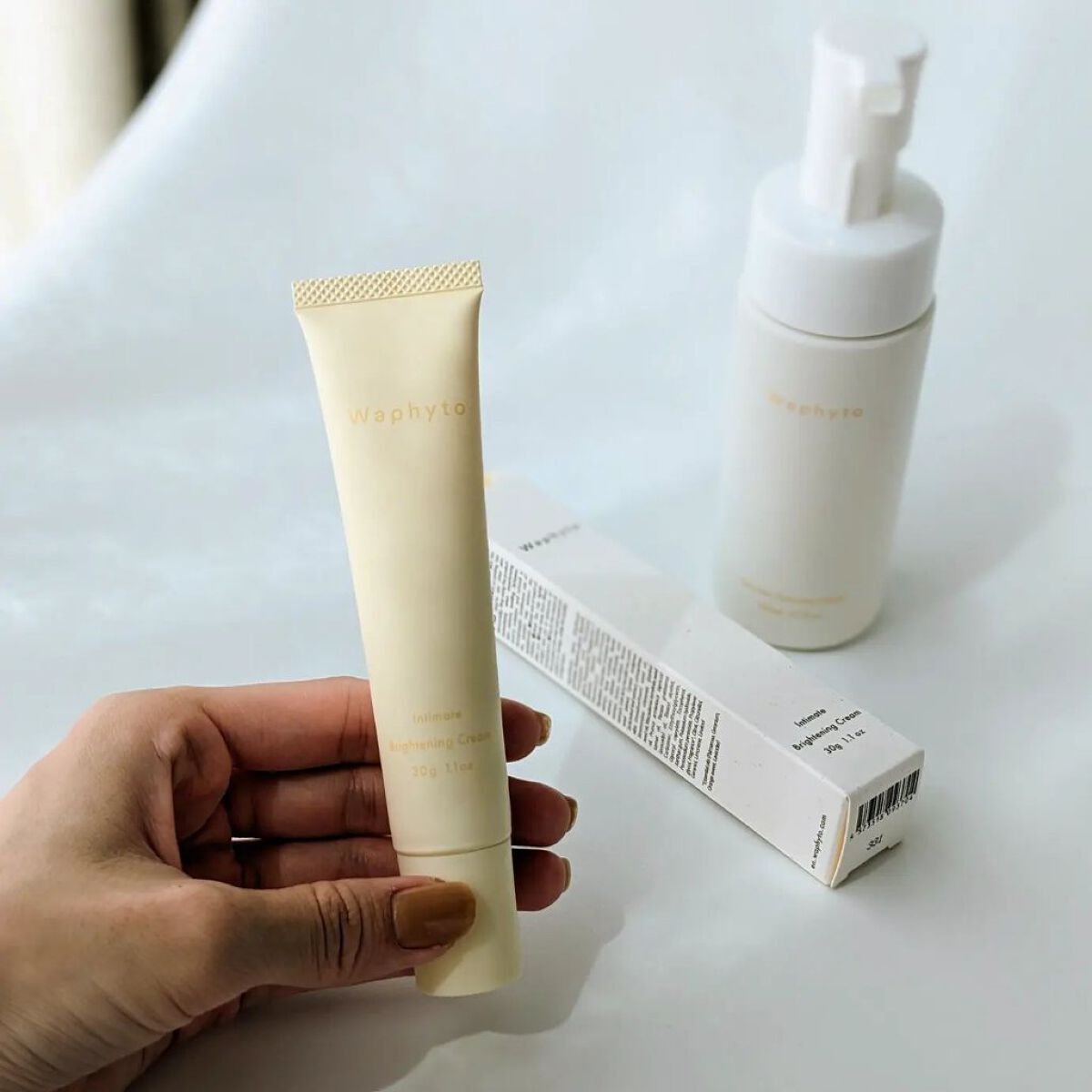 インティメイト ブライトニングクリーム/Waphyto/デリケートゾーンケアを使ったクチコミ（1枚目）