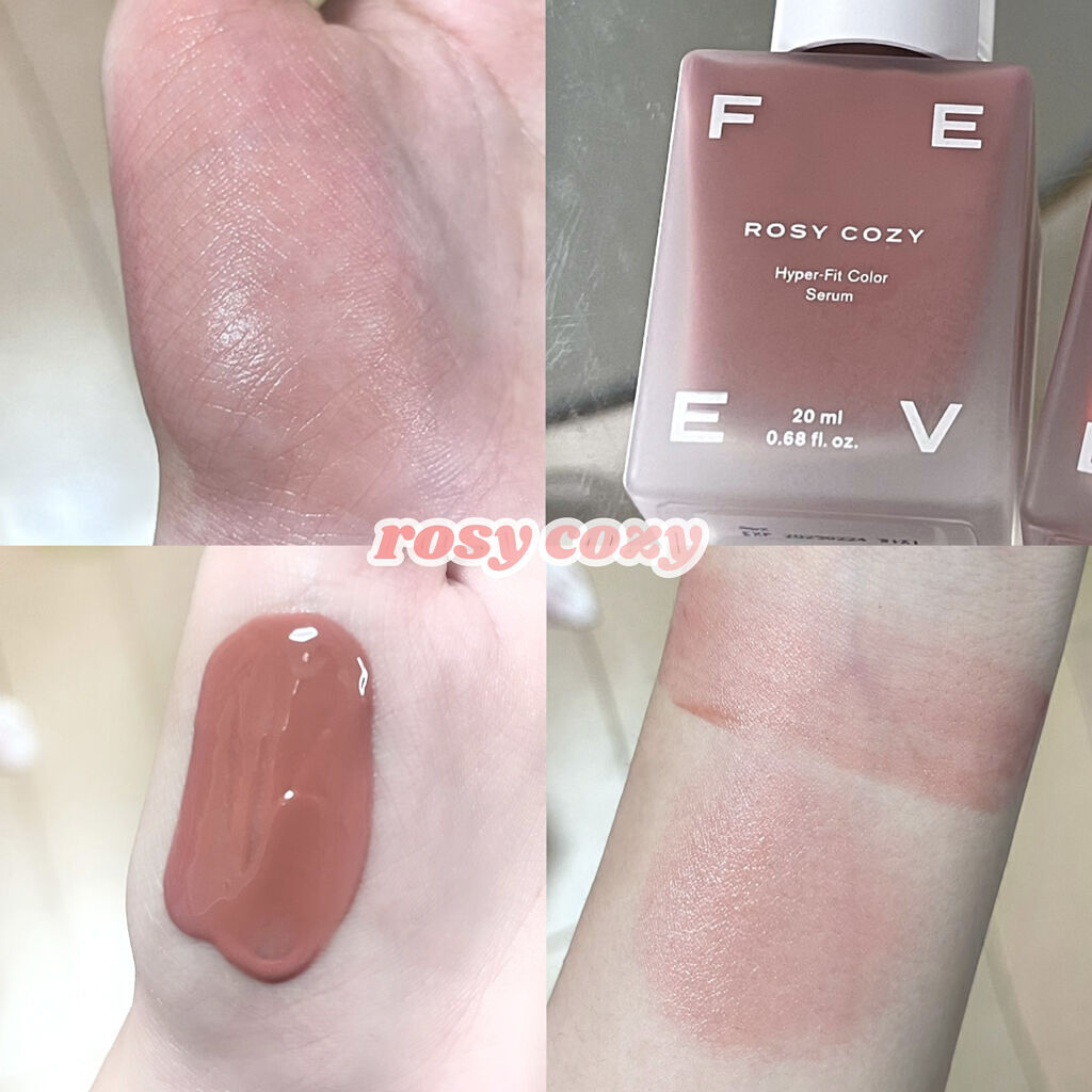 FEEV カラーセラムのクチコミ「＼水光肌になれる♡つやつやウォーターチーク／


🛒FEEV
カラーセラム

ROSY COZ.....」（2枚目）