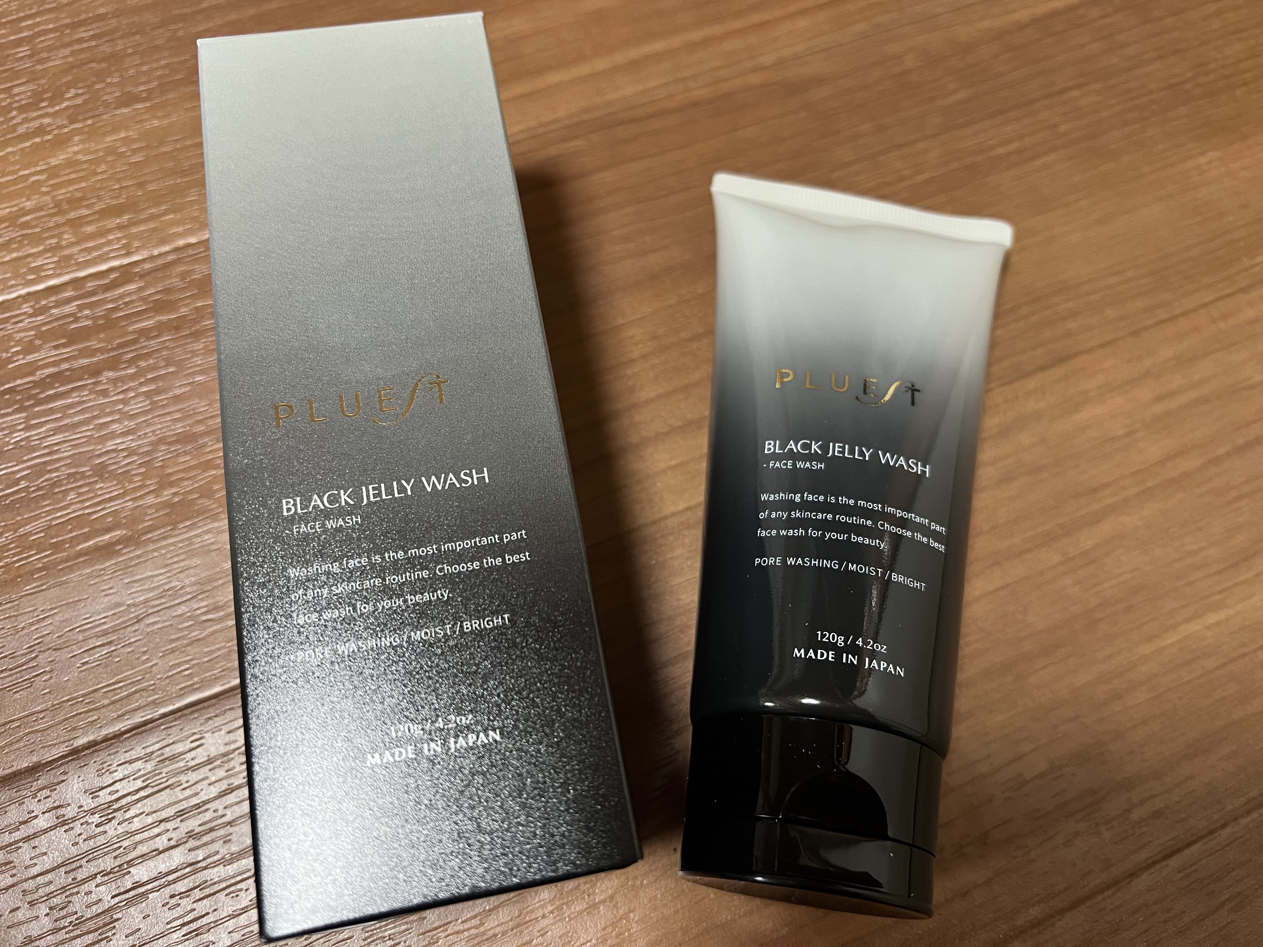 BLACK JELLY WASH（ブラックジェリーウォッシュ）/PLUEST/その他洗顔料を使ったクチコミ（1枚目）