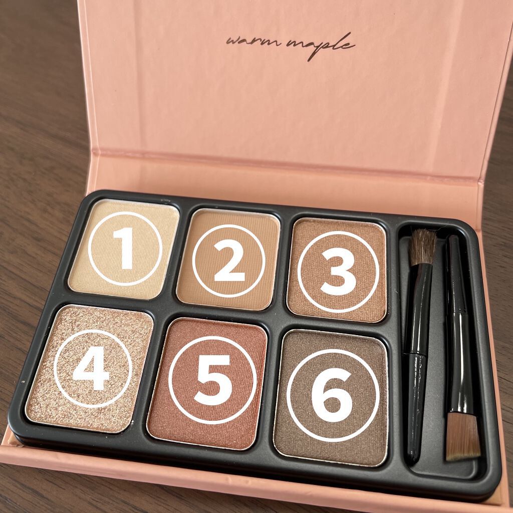 アイカラーパレット/heme/アイシャドウパレットを使ったクチコミ（2枚目）