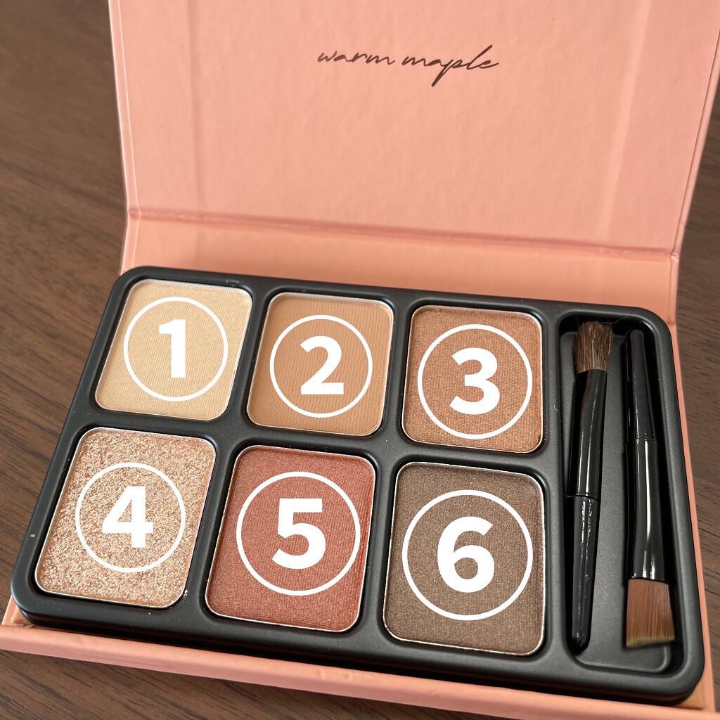 アイカラーパレット/heme/アイシャドウパレットを使ったクチコミ(2枚目)