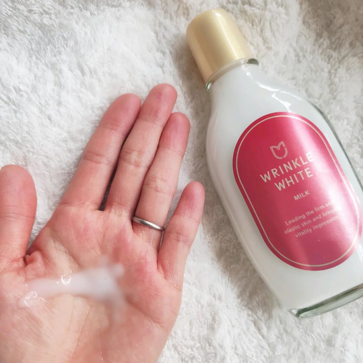  薬用リンクルホワイト ミルク/明色/乳液を使ったクチコミ（1枚目）