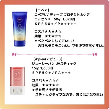 ニベアUV ウォータージェル SPF50/ニベア/日焼け止め・UVケアを使ったクチコミ（2枚目）