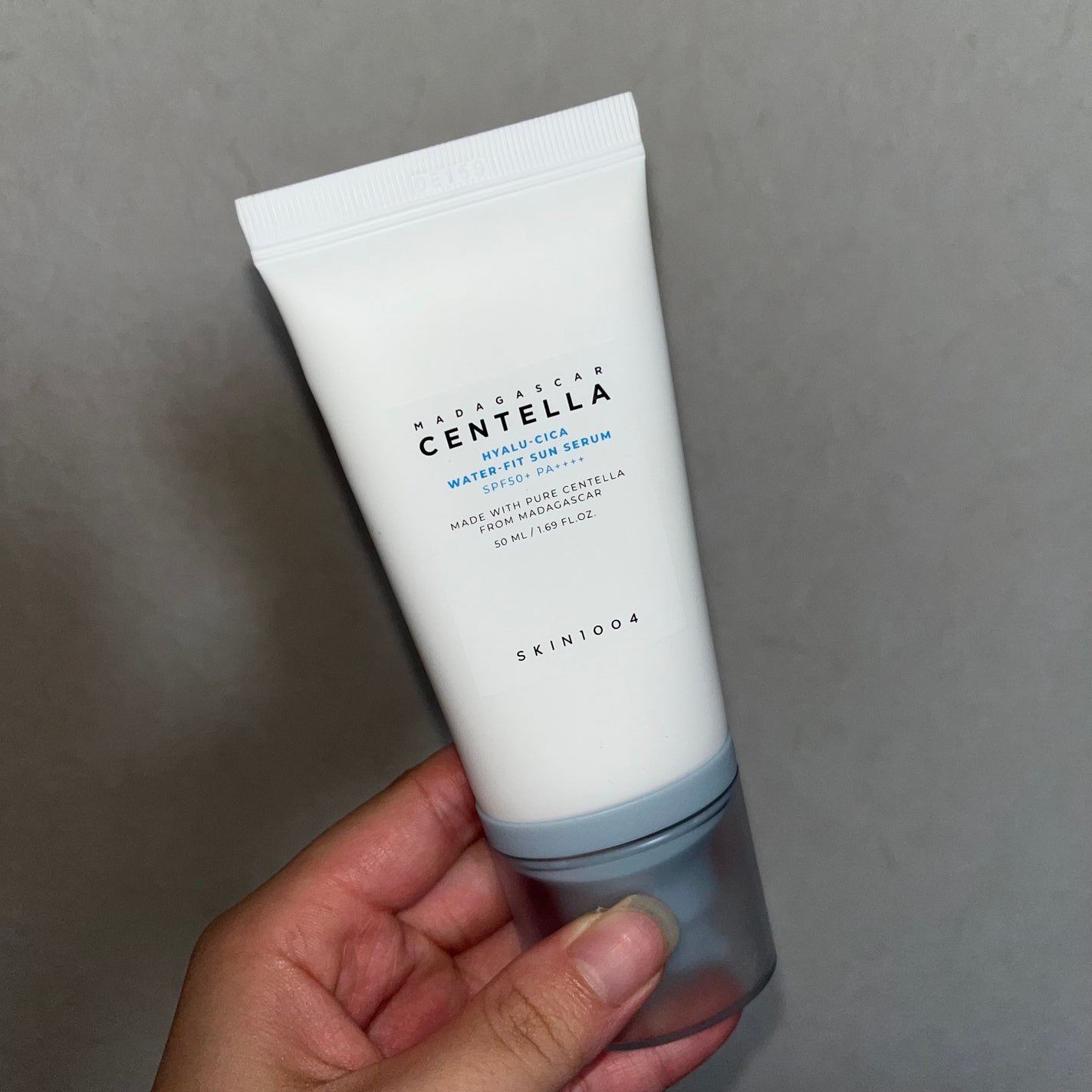 ヒアルーシカ ウォーターフィット サンセラム/SKIN1004/日焼け止めローションを使ったクチコミ(1枚目)