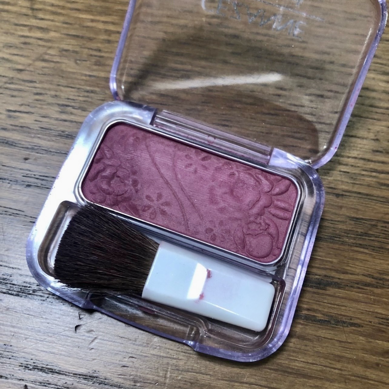 ナチュラル チークN 16 カシスローズ/CEZANNE/パウダーチークを使ったクチコミ（2枚目）