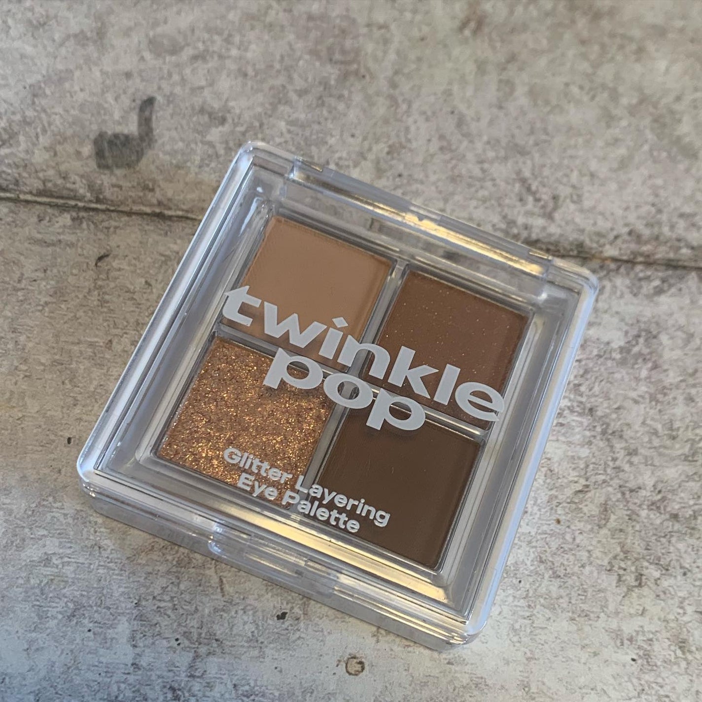 TWINKLE POP Pearl Flex Glitter Eye Palette/CLIO/アイシャドウパレットを使ったクチコミ(5枚目)