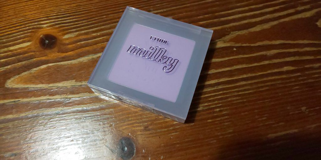 ミルクチーク ブルーベリーミルク/ETUDE/パウダーチークを使ったクチコミ（2枚目）