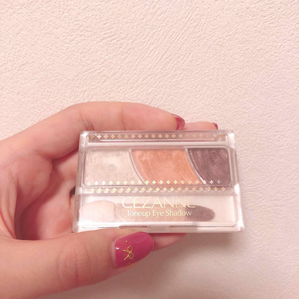 トーンアップアイシャドウ/CEZANNE/アイシャドウパレットを使ったクチコミ(1枚目)