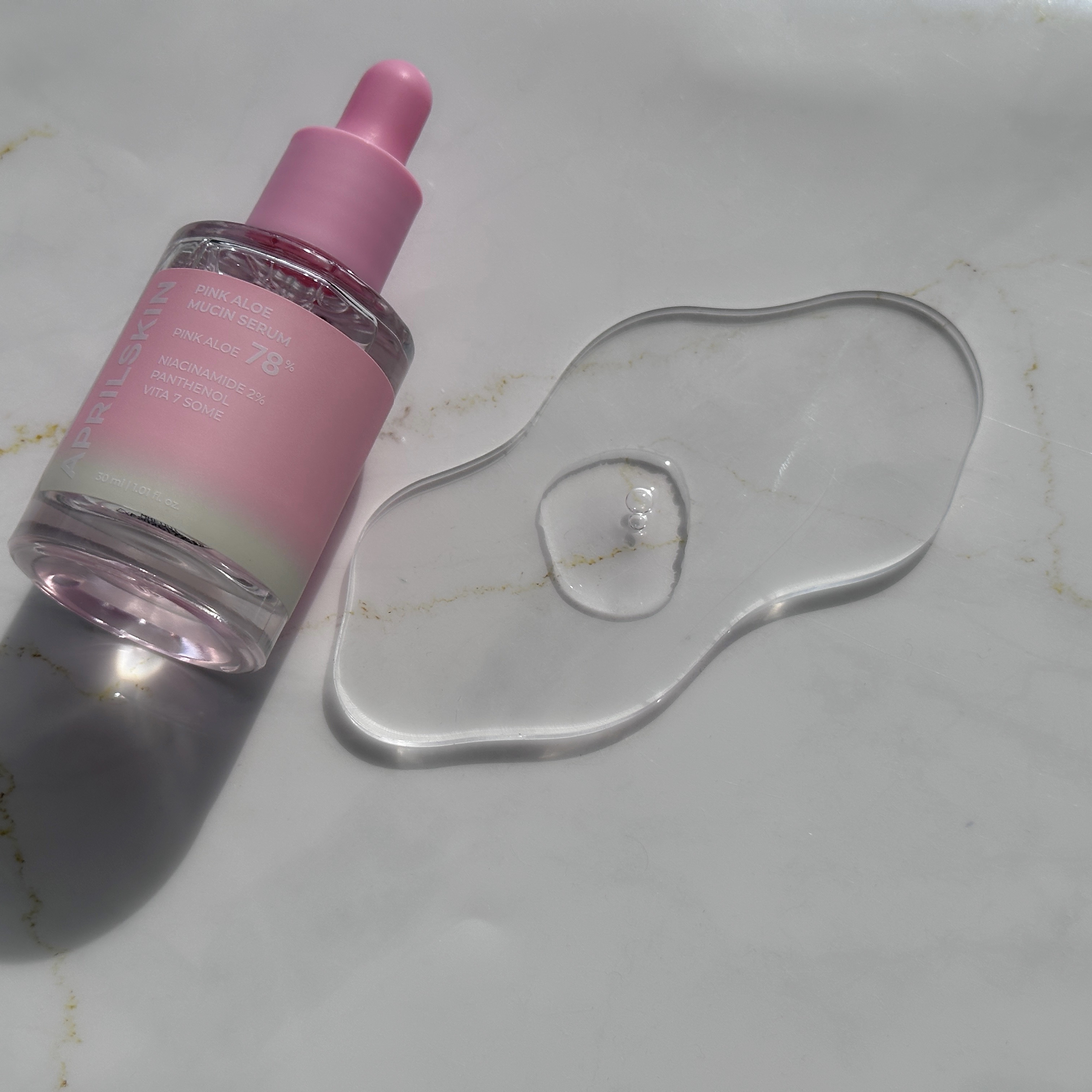 ピンクアロエムチンセラム/APRILSKIN/美容液を使ったクチコミ（2枚目）