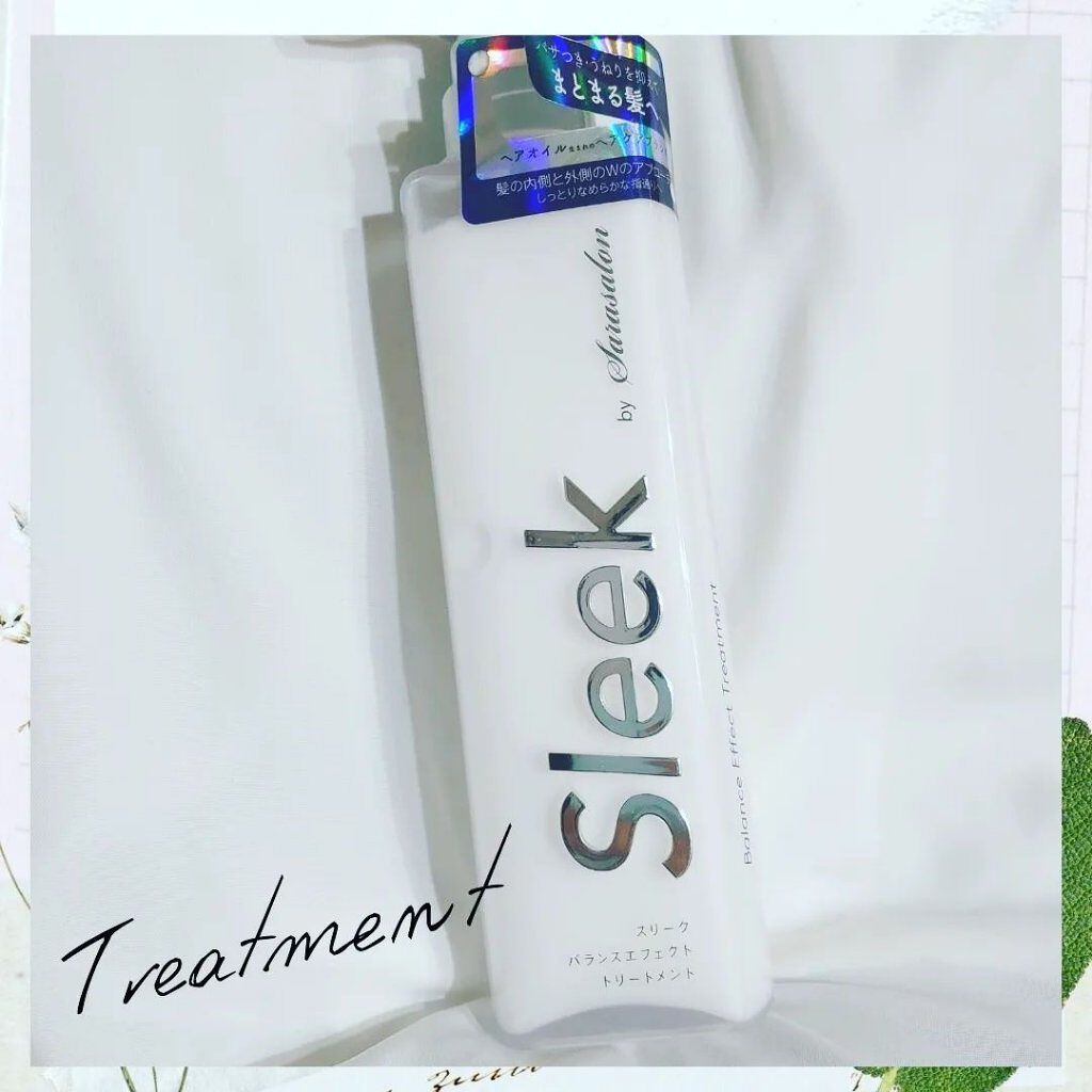 バランスエフェクトシャンプー／トリートメント/スリーク by サラサロン/市販シャンプーを使ったクチコミ（3枚目）
