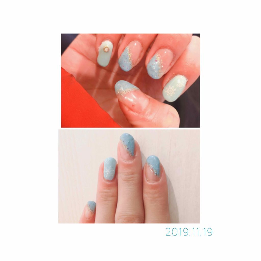 ポリジェリカトップジェル/ビューティーワールド/ジェルネイルを使ったクチコミ（1枚目）