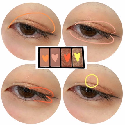 ジャストアイパレット/Laka/アイシャドウパレットを使ったクチコミ(2枚目)