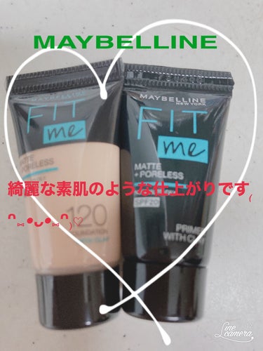 フィットミー リキッドファンデーション R/MAYBELLINE NEW YORK/リキッドファンデーションを使ったクチコミ（1枚目）