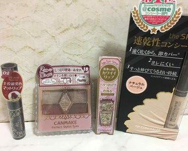 【旧品】パーフェクトスタイリストアイズ/キャンメイク/アイシャドウパレットを使ったクチコミ（1枚目）