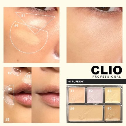 キル カバー ファンウェア コンシール パレット 02 DELIGHT/CLIO/パレットコンシーラーを使ったクチコミ(3枚目)