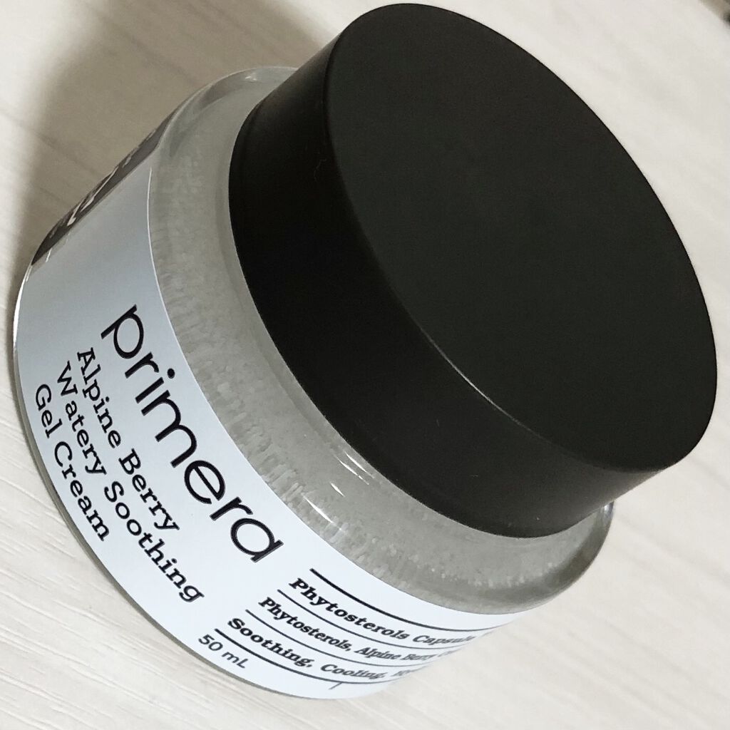 アルパインベリーウォータージェルクリーム/primera/フェイスクリームを使ったクチコミ（1枚目）