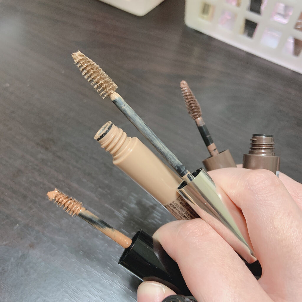 カラーマイブロウマスカラ 1号 リーチブラウン/ETUDE/眉マスカラを使ったクチコミ（3枚目）