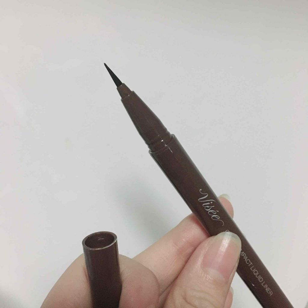 カラーインパクト リキッドライナー/Visée/リキッドアイライナーを使ったクチコミ（2枚目）