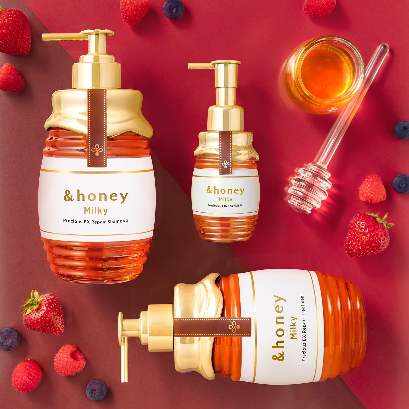 ミルキー プレシャス EX リペア シャンプー1.0 / ヘアトリートメント2.0/&honey/市販シャンプーを使ったクチコミ(1枚目)