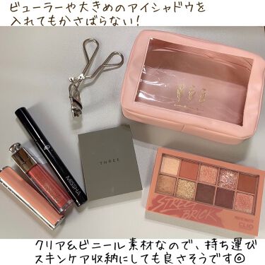 クリア窓付きポーチ セリアの口コミ 超優秀 100均で買えるおすすめコスメ 可愛すぎる セリア韓国 By のの 乾燥肌 代後半 Lips