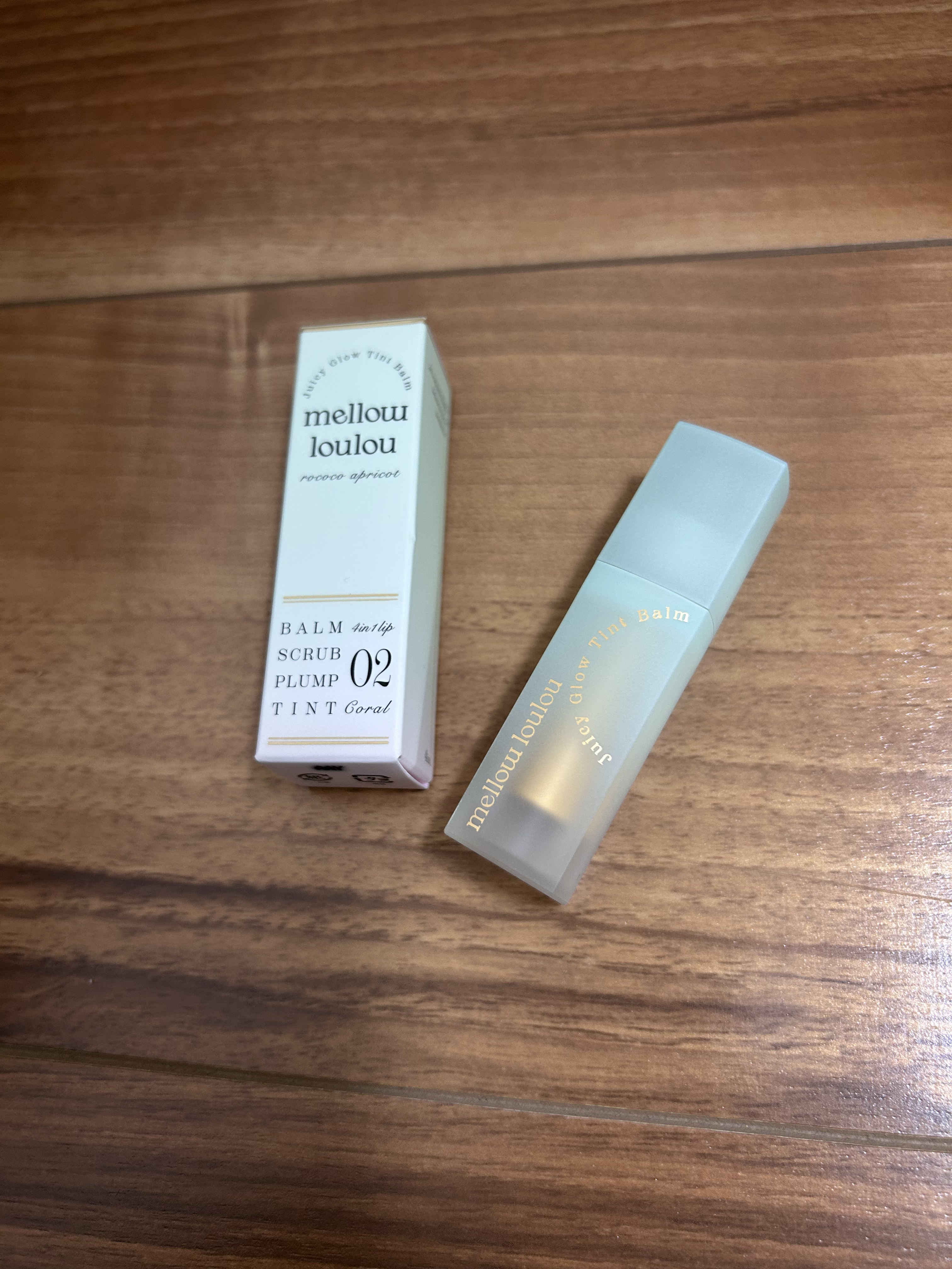 ジューシーグロウティントバーム/mellow loulou/リップバームを使ったクチコミ（2枚目）