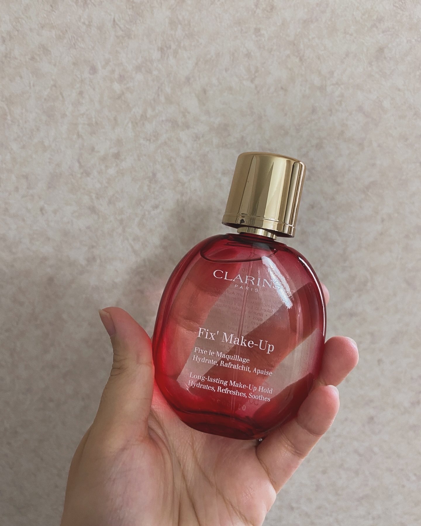 フィックス メイクアップ/CLARINS/ミスト状化粧水を使ったクチコミ（1枚目）