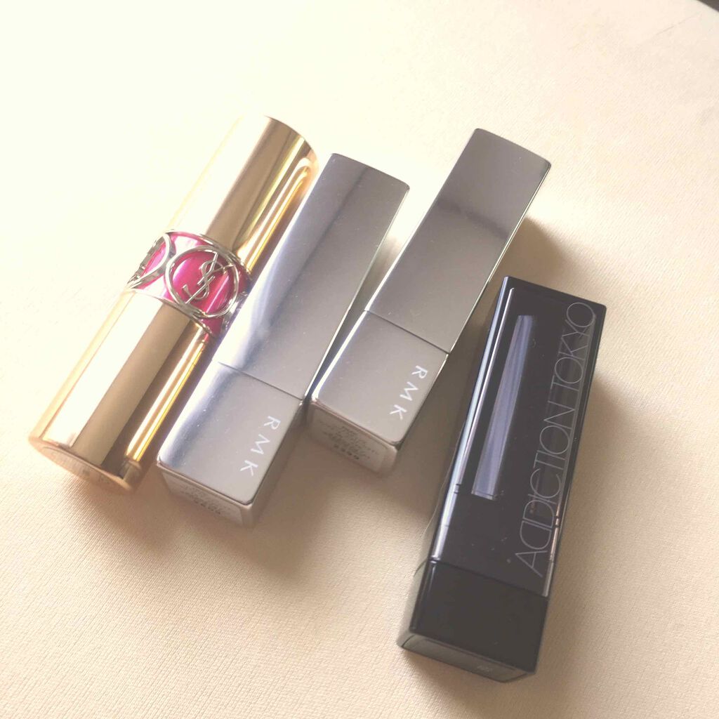 ルージュ ヴォリュプテ シャイン/YVES SAINT LAURENT BEAUTE/口紅を使ったクチコミ(4枚目)