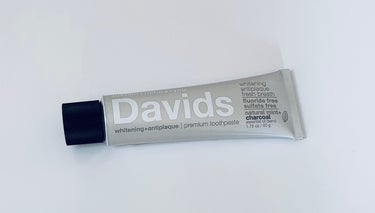 ホワイトニングトゥースペースト　チャコール/Davids/歯磨き粉を使ったクチコミ（1枚目）
