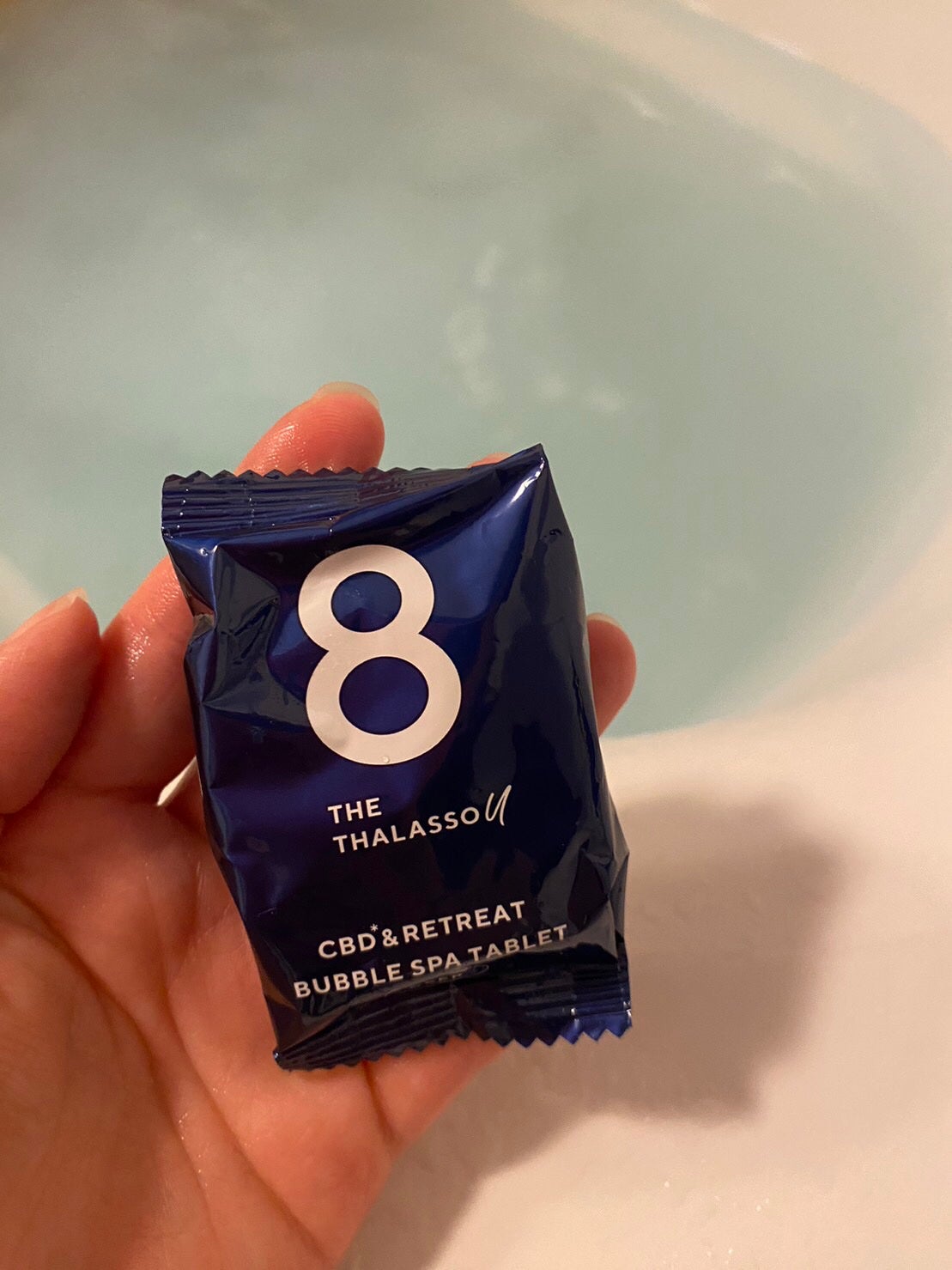 エイトザタラソ ユー CBD&リトリート バブルスパ タブレット入浴料 ディープ/エイトザタラソ/炭酸系入浴剤を使ったクチコミ(2枚目)
