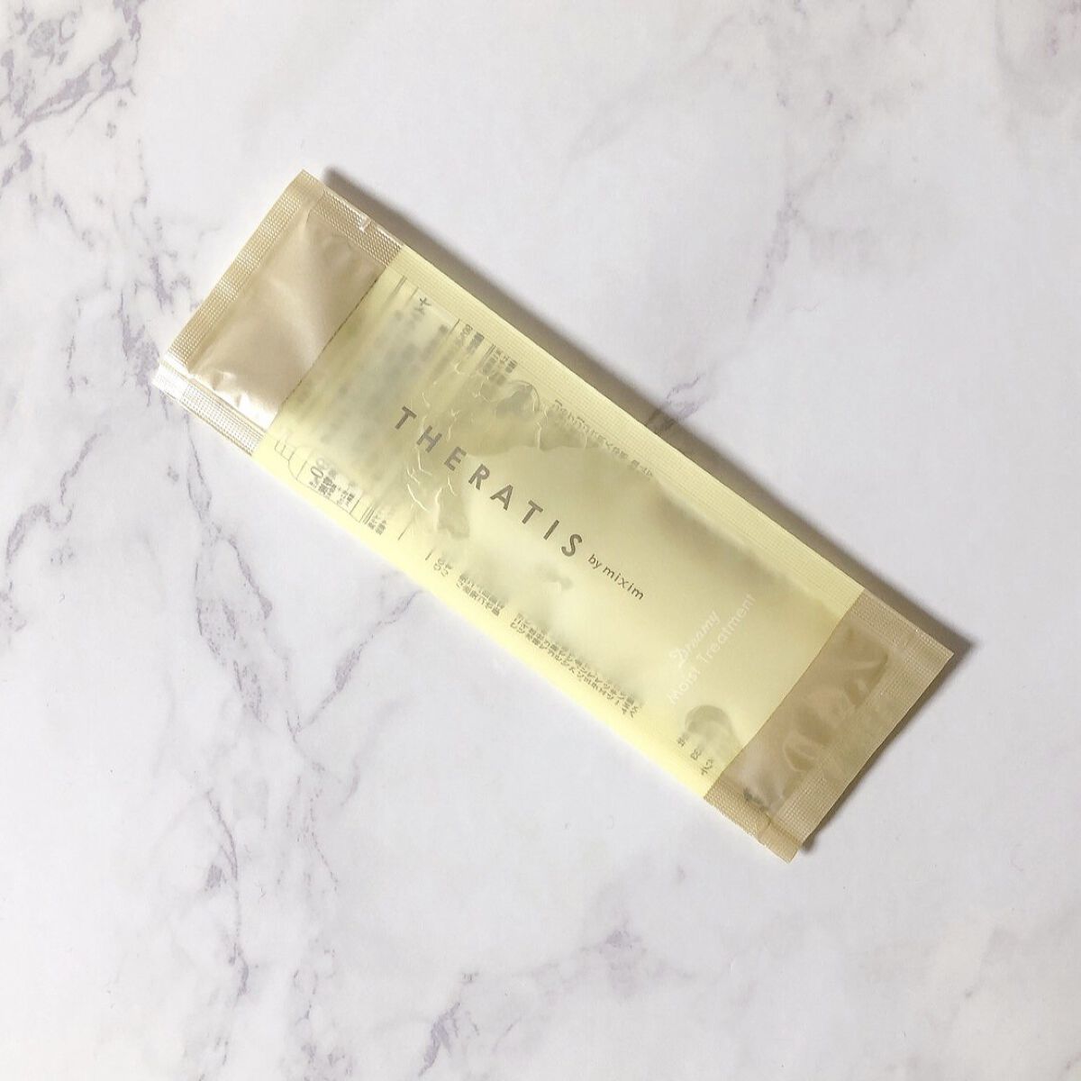 ドリーミー モイスト シャンプー/ヘアトリートメント シャンプー＆トリートメントお試し 10ml＋10g/THERATIS/市販シャンプーを使ったクチコミ（1枚目）