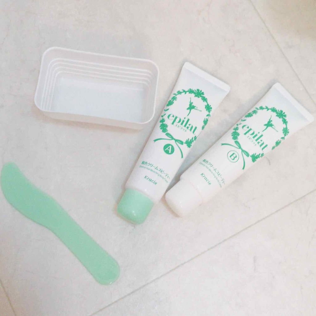 脱色クリーム スピーディー/エピラット/ムダ毛ケアを使ったクチコミ（2枚目）