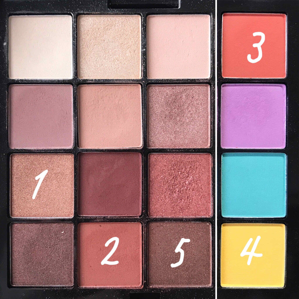 UT シャドウ パレット/NYX Professional Makeup/アイシャドウパレットを使ったクチコミ（2枚目）