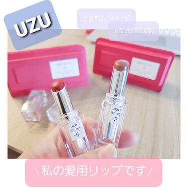  38°C / 99°F Lipstick <TOKYO> +5 RED/UZU BY FLOWFUSHI/口紅を使ったクチコミ（1枚目）